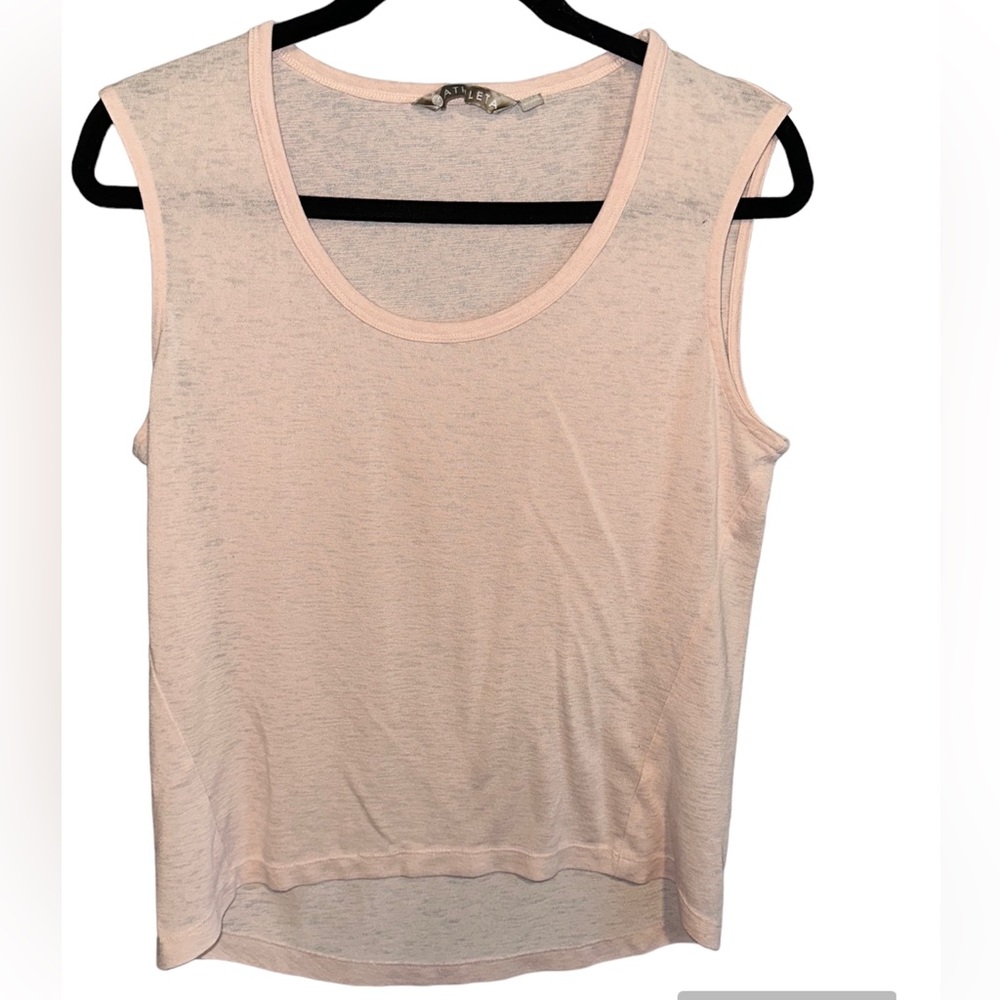 Athleta Lightweight Sleeveless Tank Top Pink Blush Small